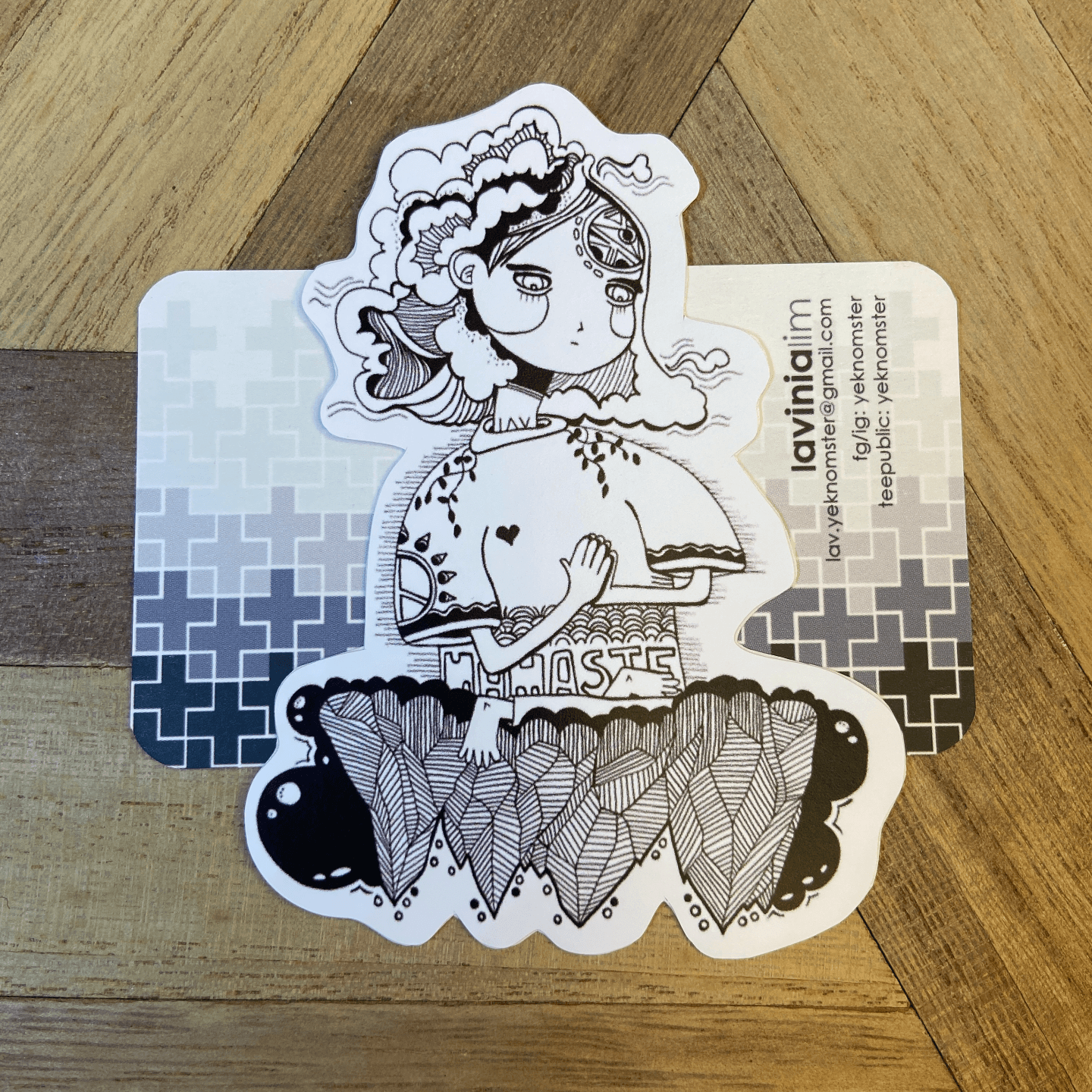 Vinyl Sticker - Namaste