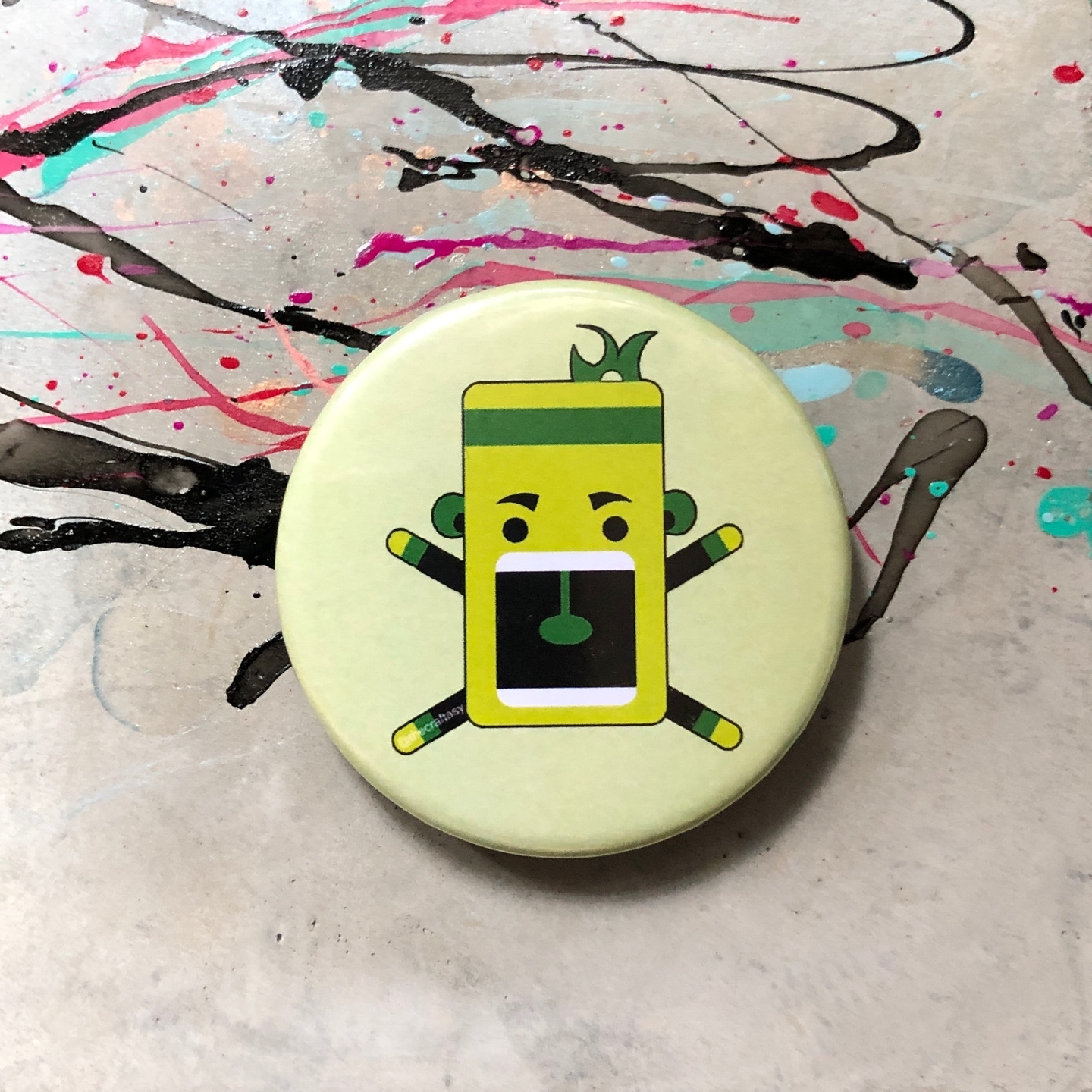 Pin Badge - Leafie