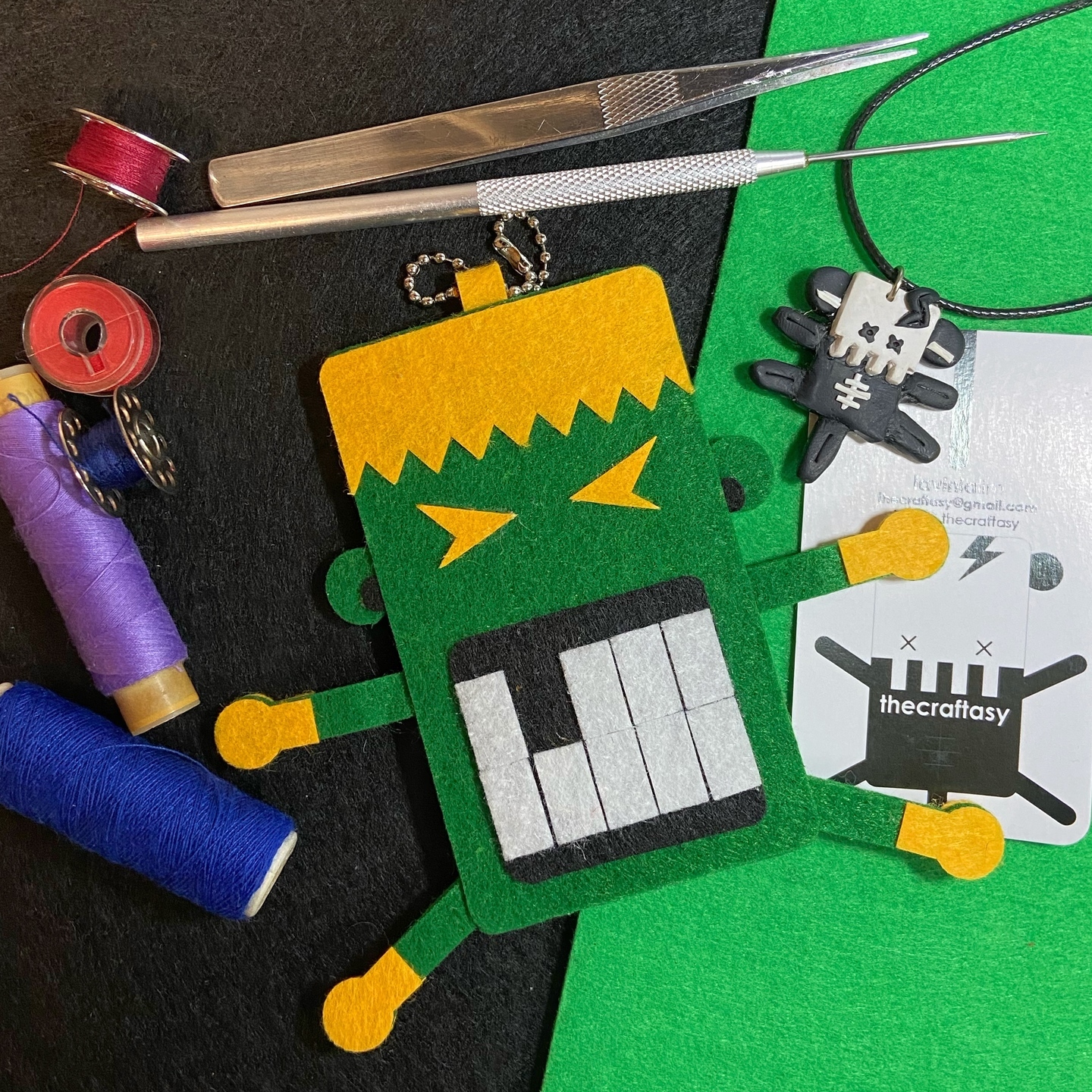 Felt Bag Tag Flattie - Blanka
