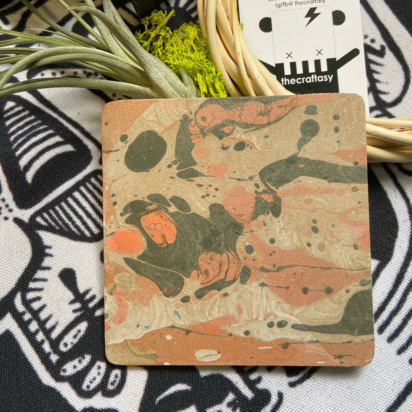 Kraft paper Coaster - Nude 01
