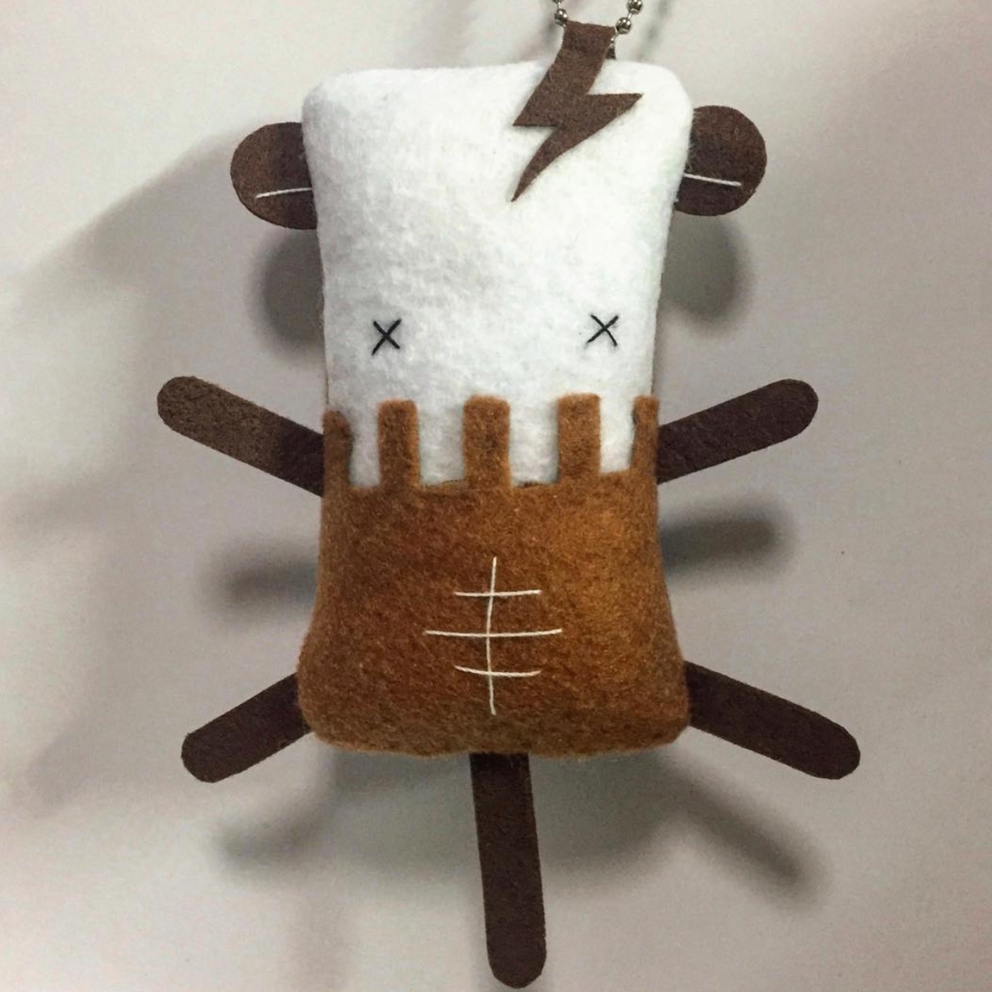 Felt Plush Keychain - Toffee