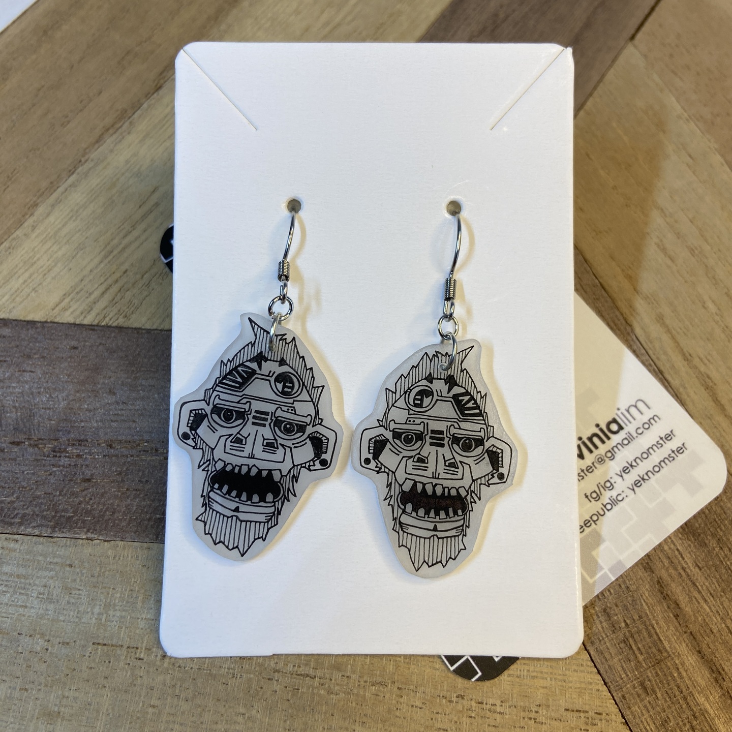 Skull heads Earrings - Evolution