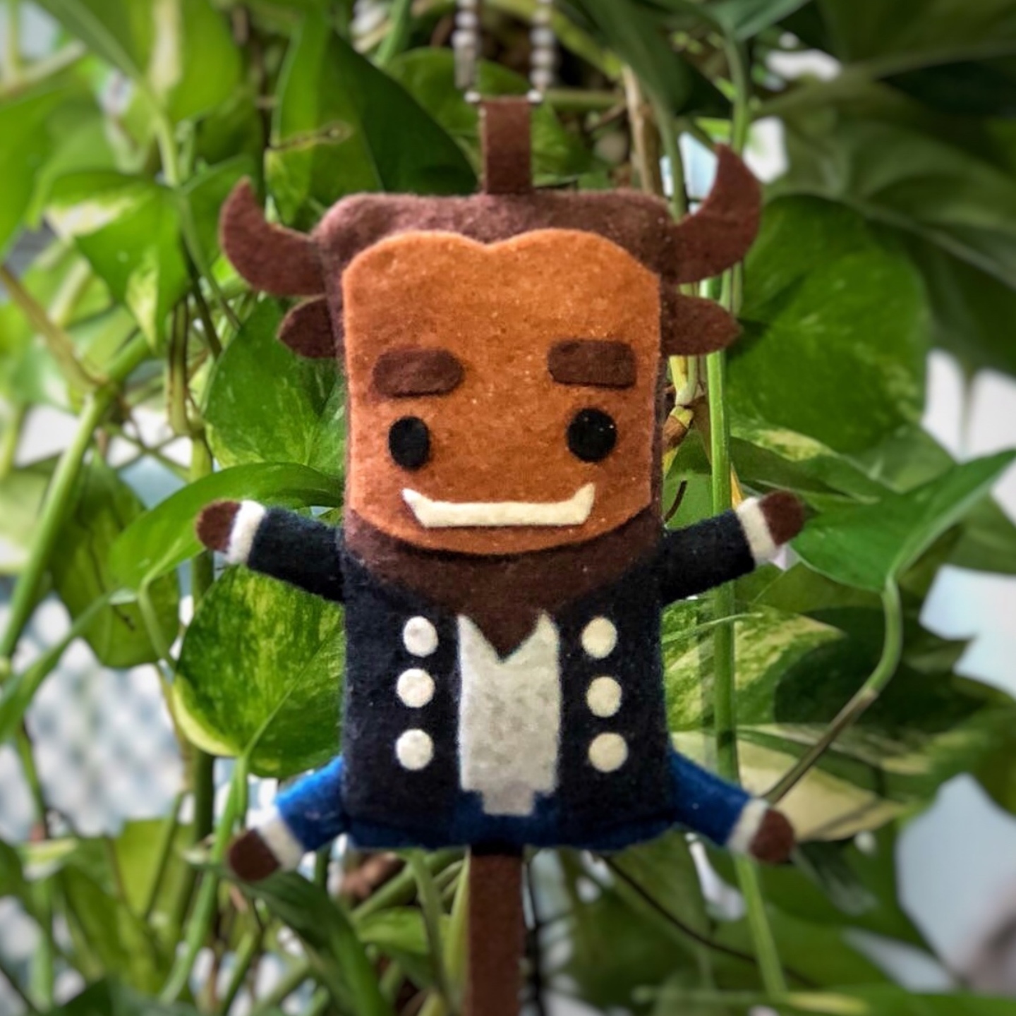 Felt Plush Keychain - Beast