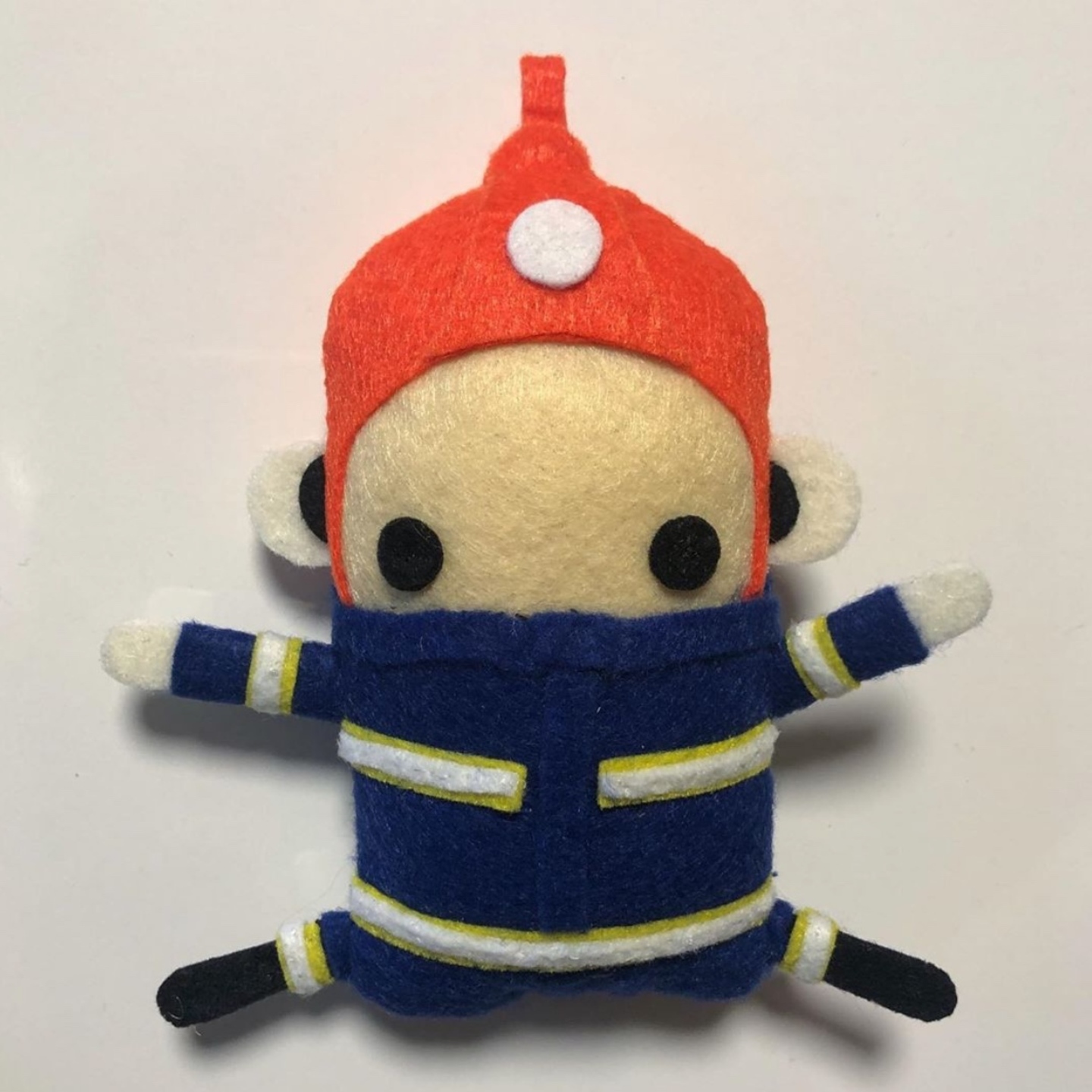Felt Plush Keychain - Fireman