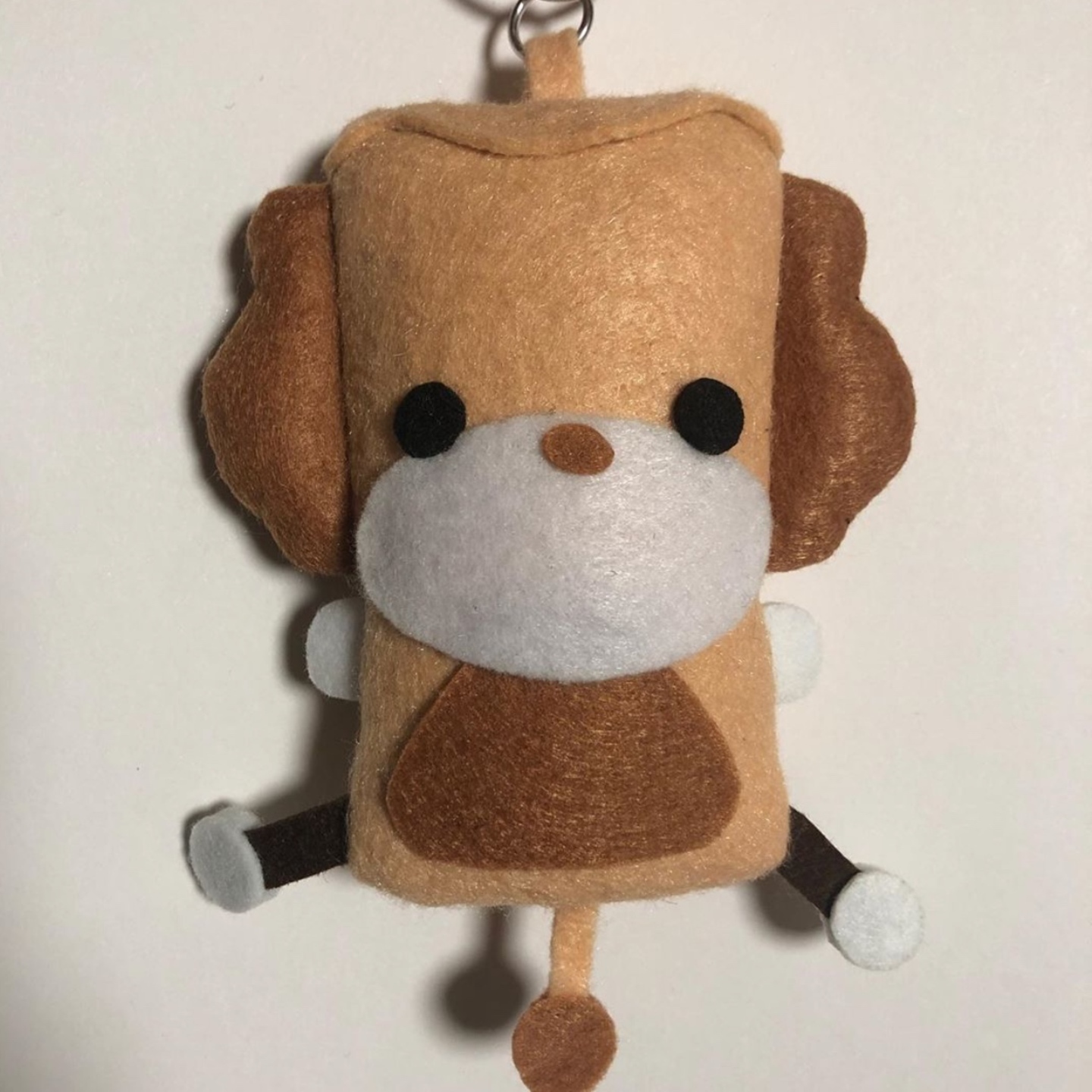 Felt Plush Keychain - Boo
