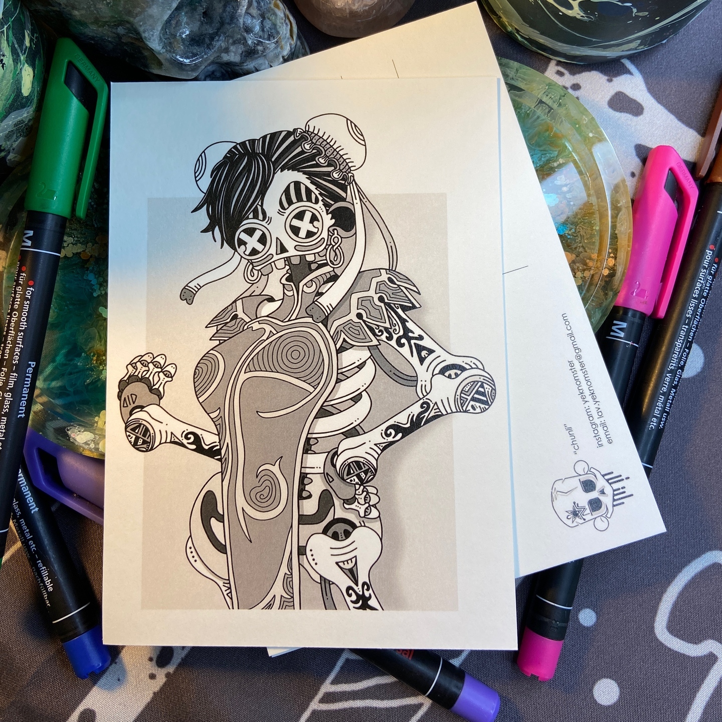 Postcard - Chunli
