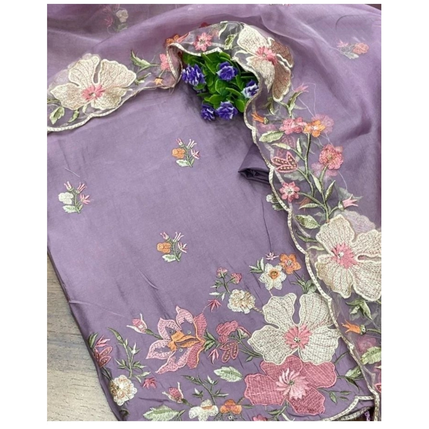 Muslin Kashmiri Lavender