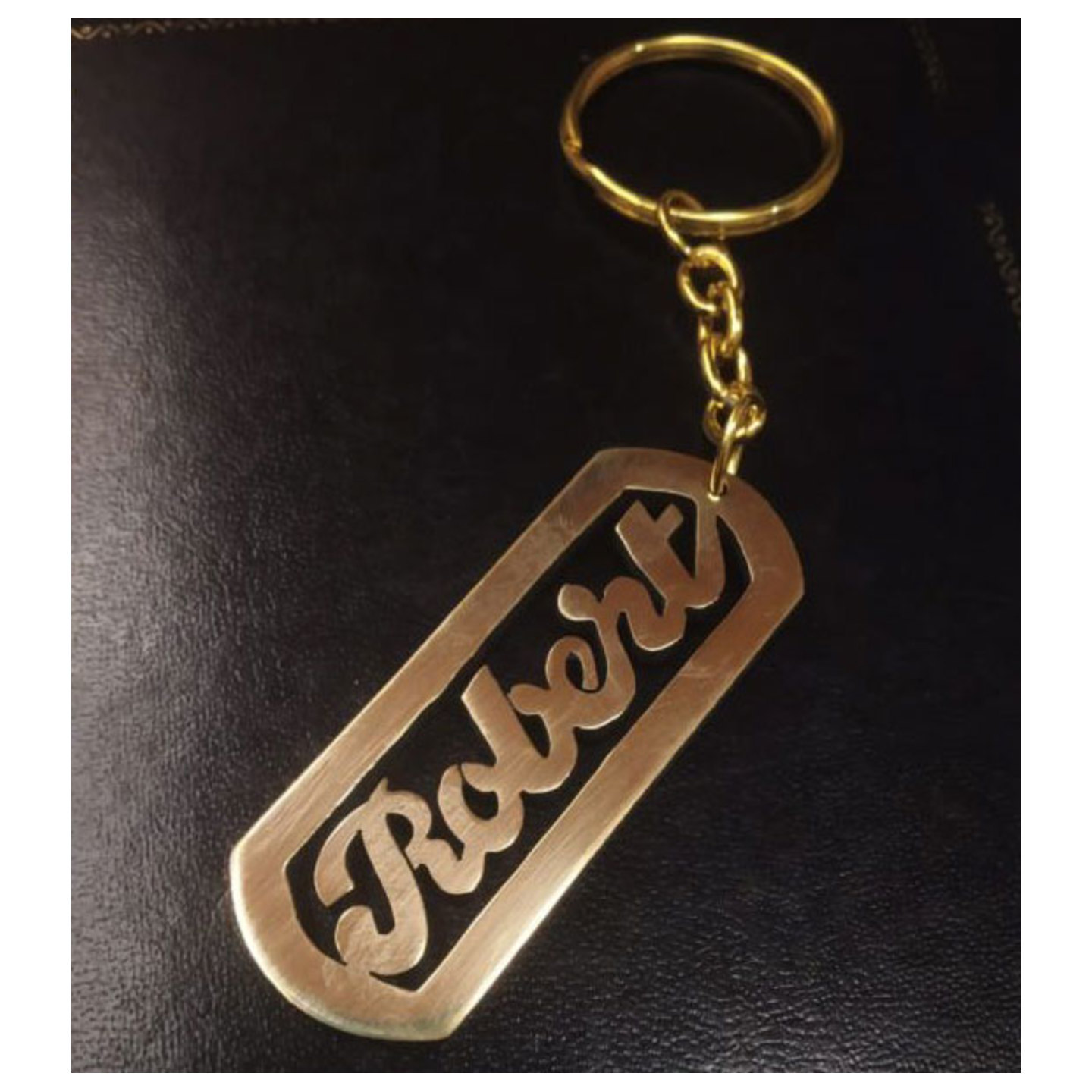 Personalised Name Brass Keychain NAB_004