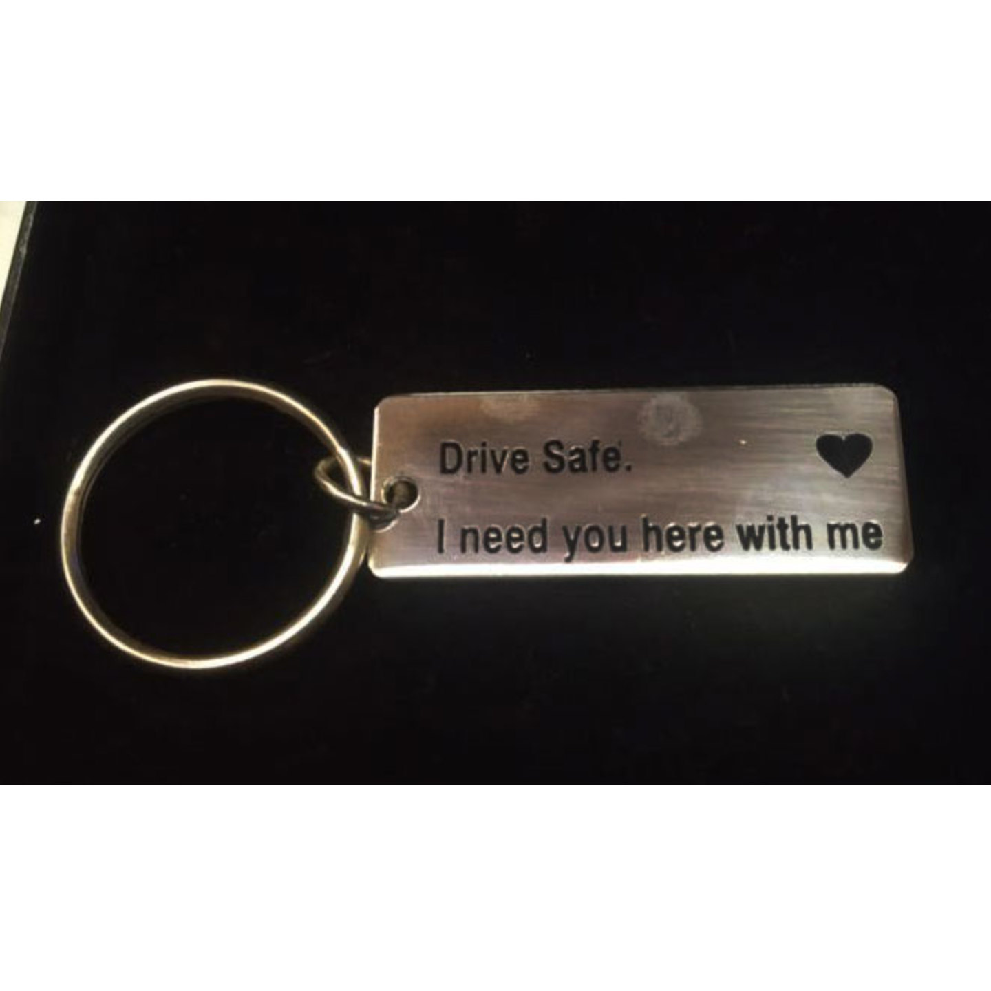 Personalised Message Brass Keychain