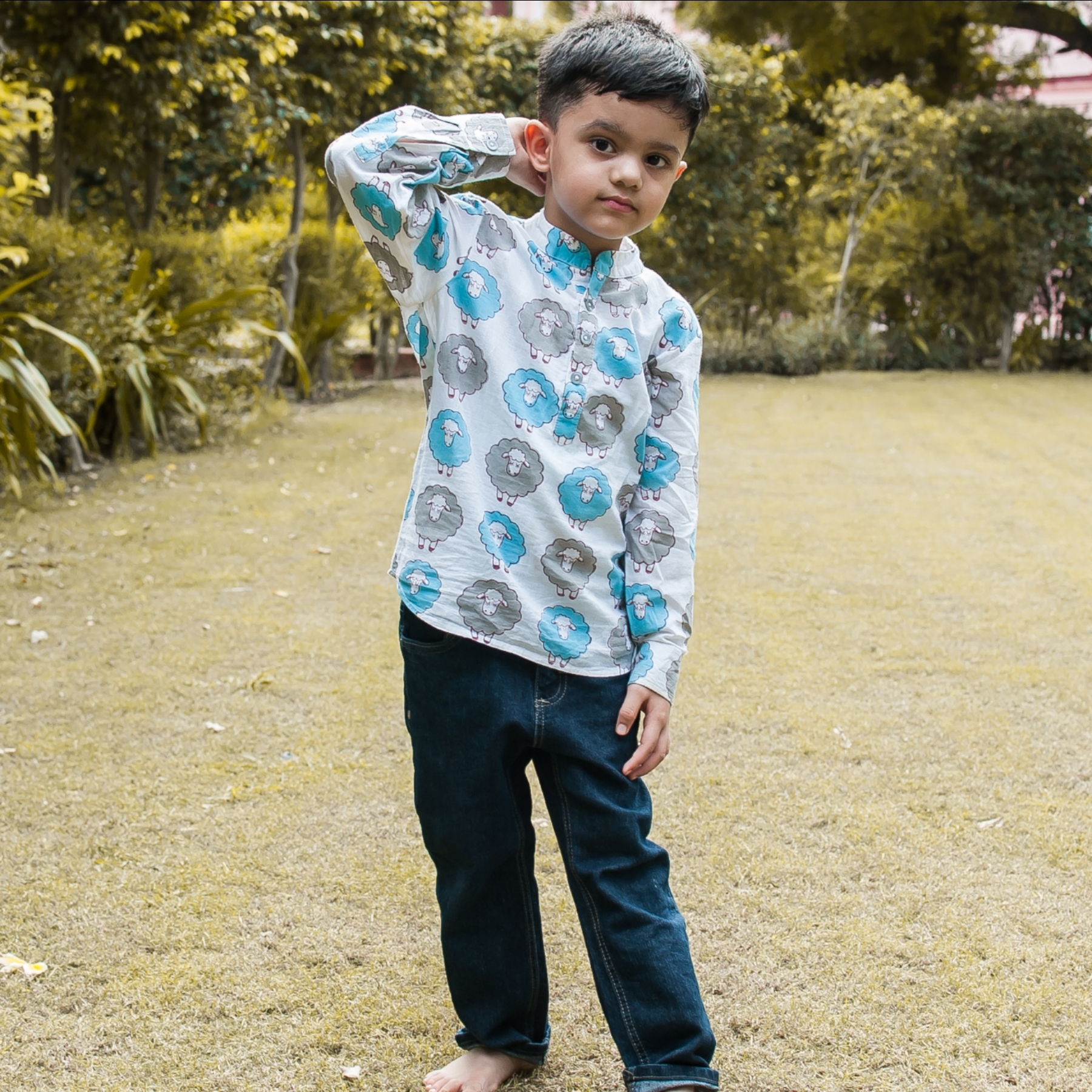 The Blushing sheep kurta