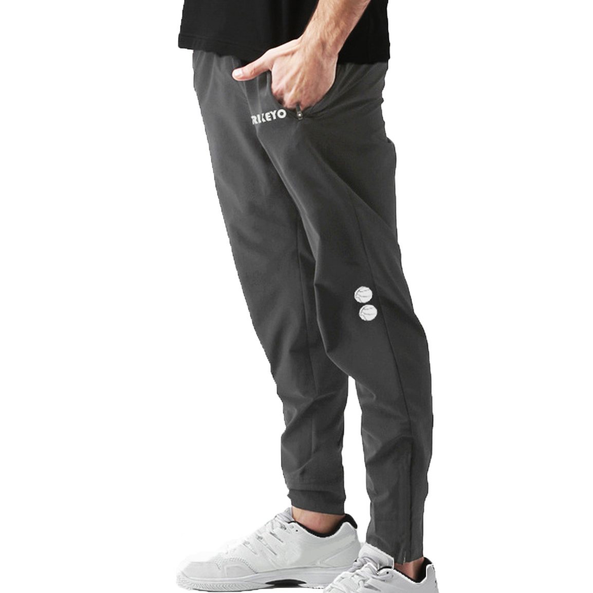 Barkeyo Mens Streachable Slim Fit Polyester Track Pants