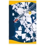 NAVNEET Youva Soft Bound Long Book 17x27 cm Regular Notebook Single Line 228 Pages (Multicolor, Pack of 6)