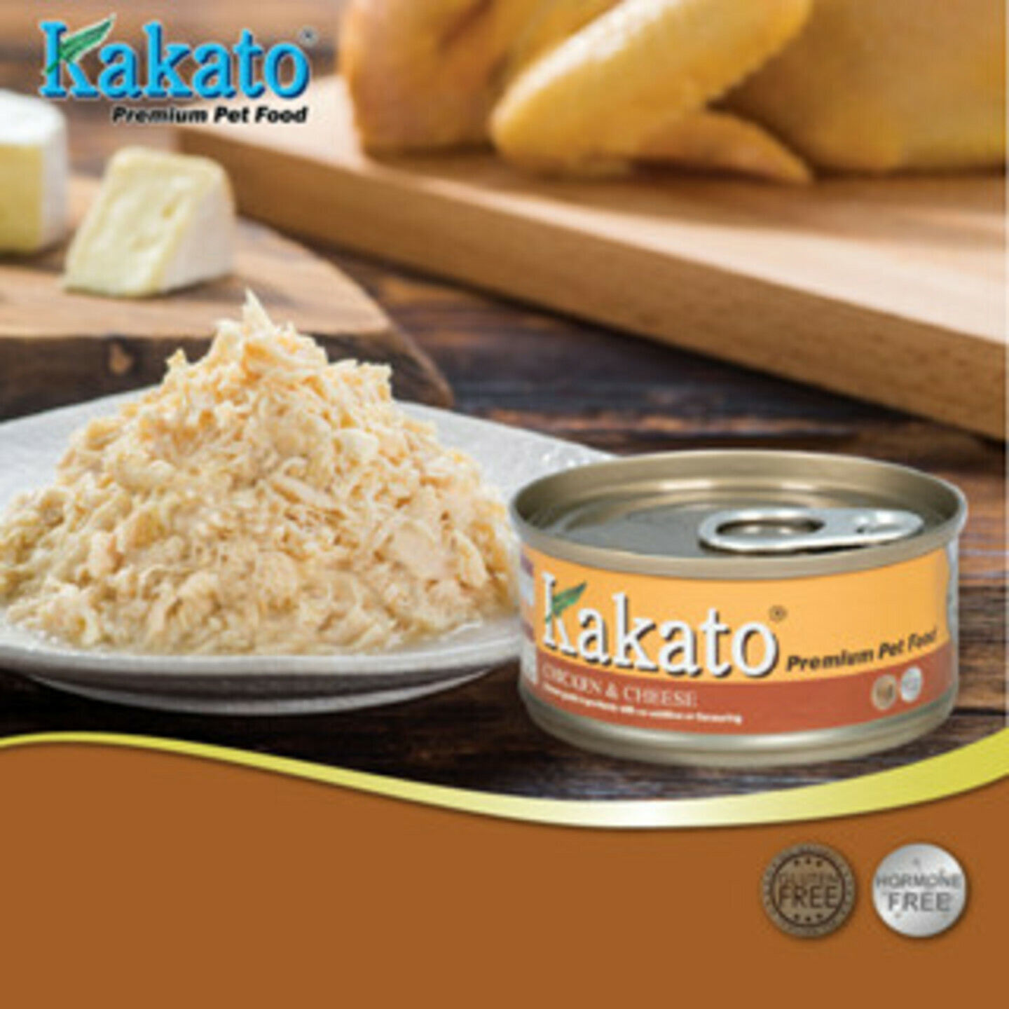 Kakato Chicken & Cheese 70g x 48 tins