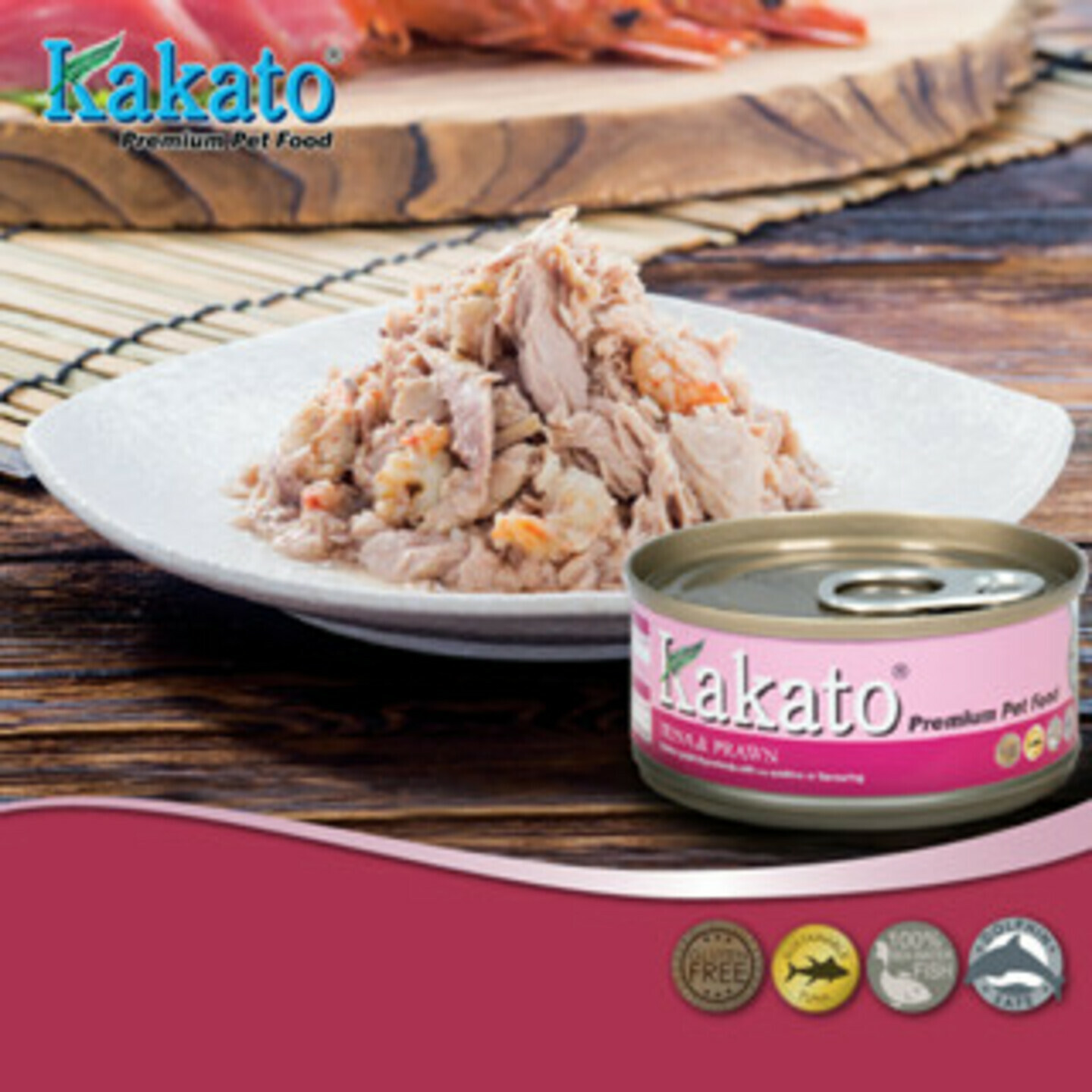 Kakato Tuna & Prawn 70g x 48 tins