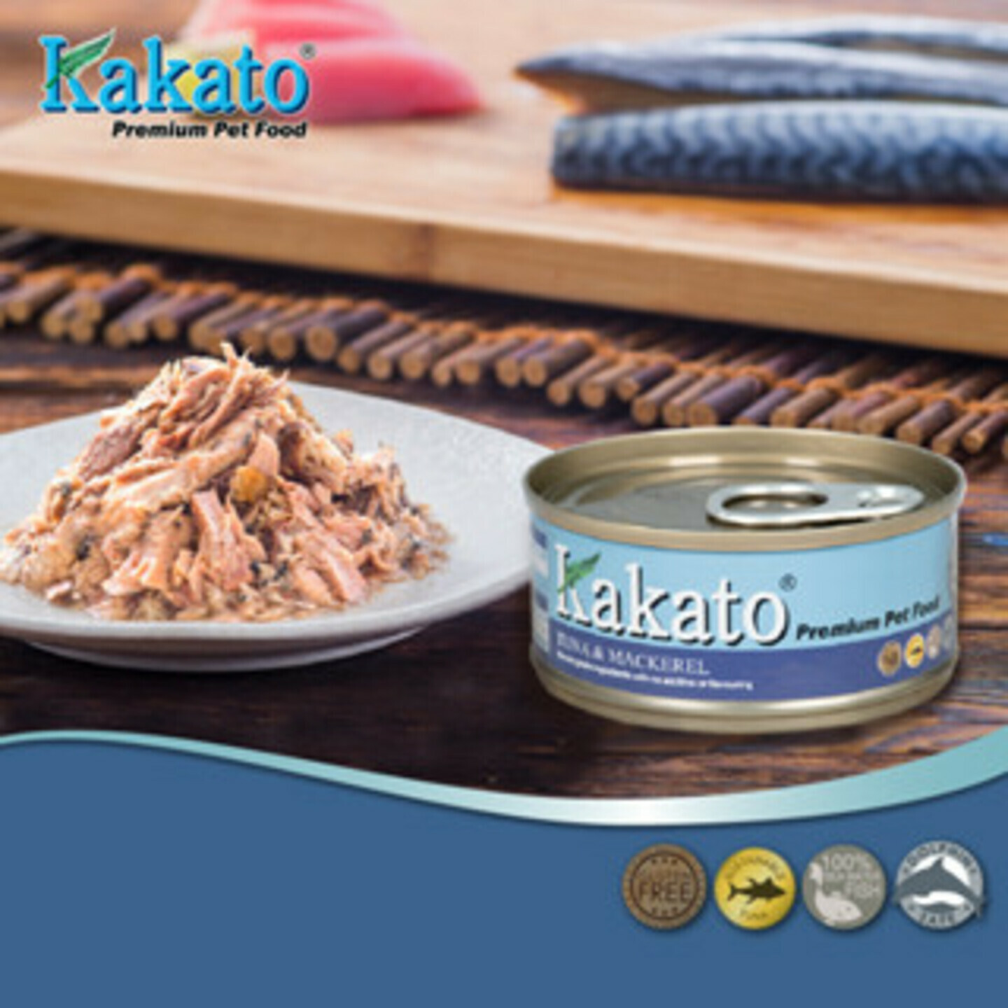 Kakato Tuna & Mackerel 70g x 48 tins