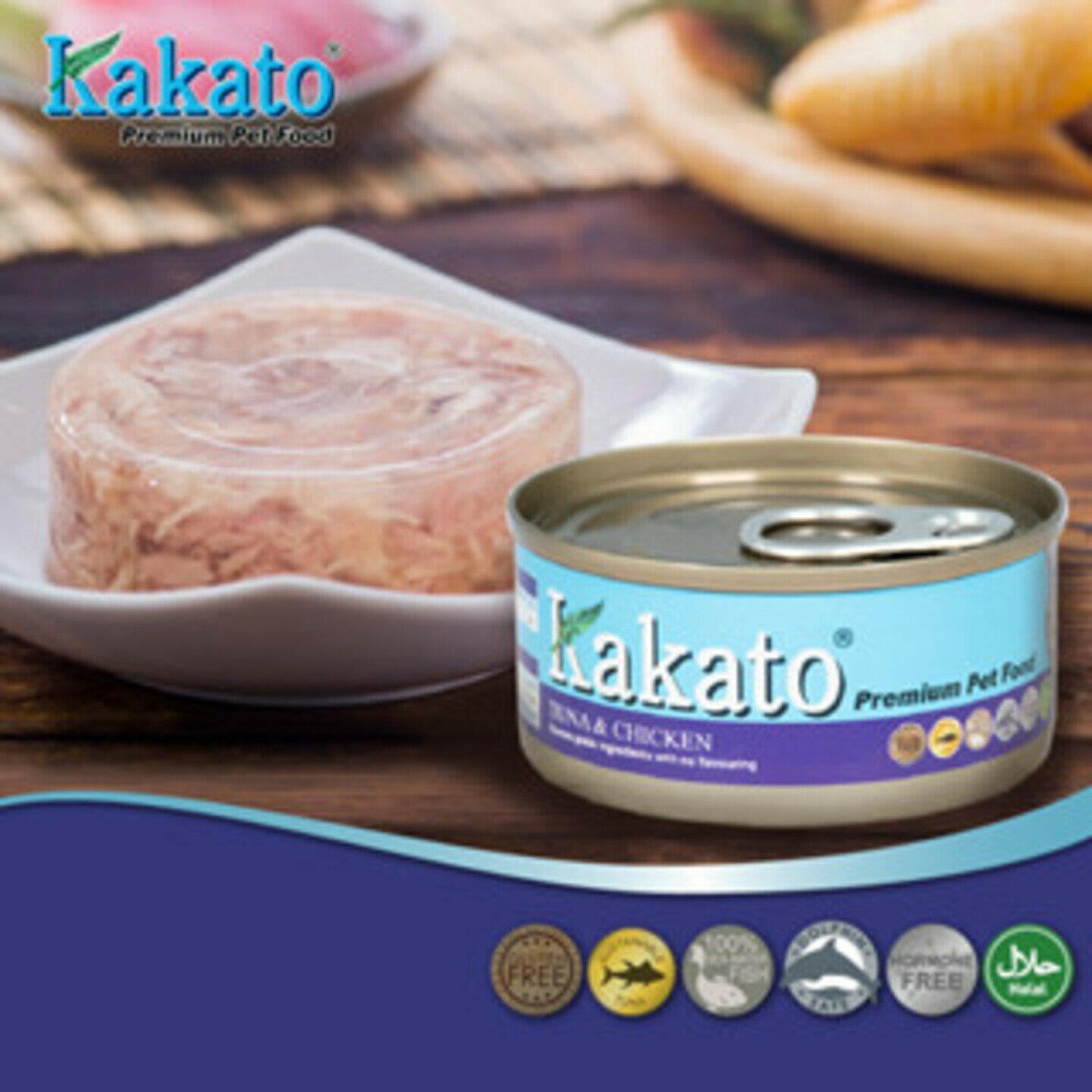 Kakato Tuna & Chicken 70g x 48 tins