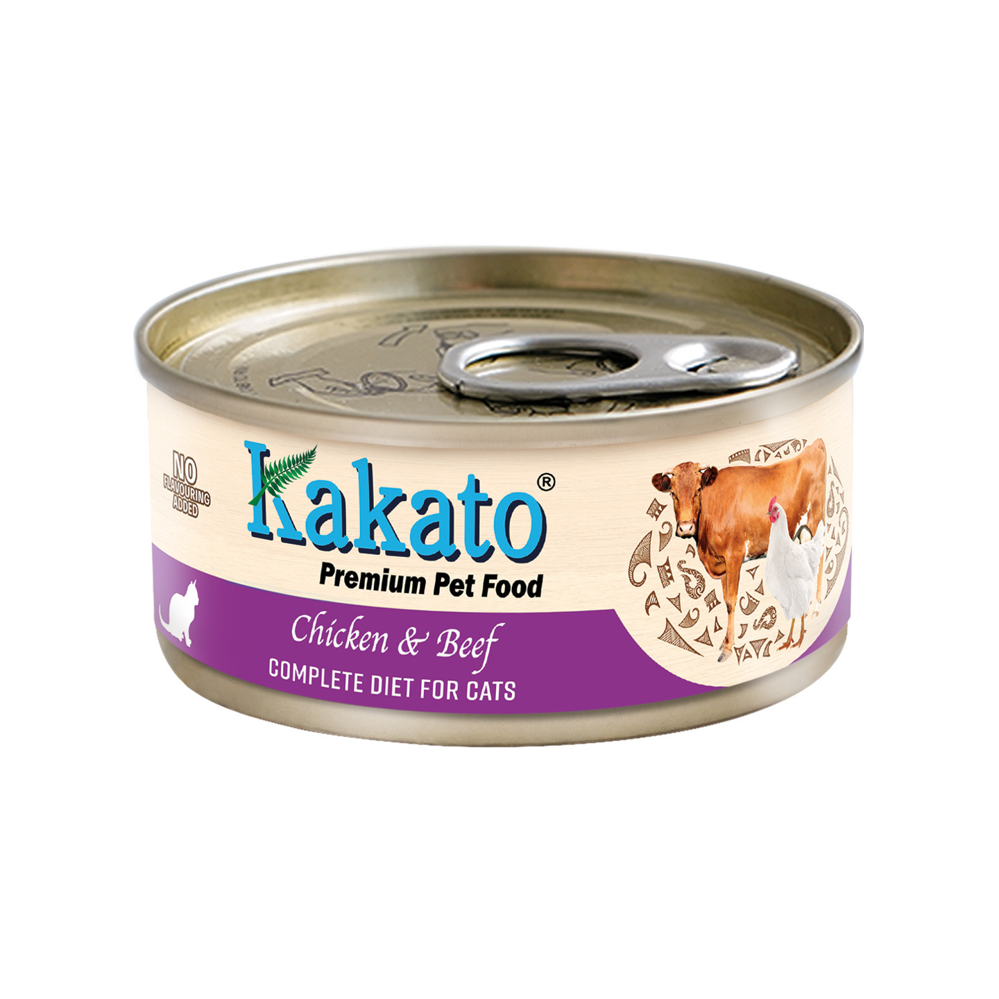 [Kakato] Chicken & Beef 70g x 48tins (Complete Diet for Cats) Limited Ingredient