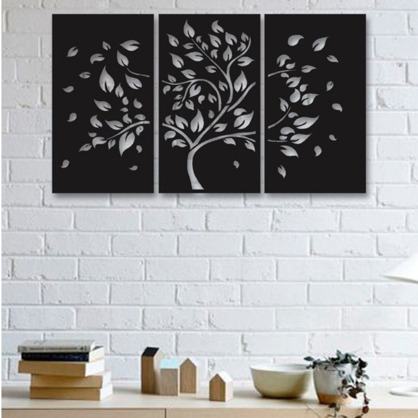 Leaves Wall Panel - Set of 3