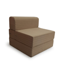 Premium Sofa Bed - Light Brown Chevron Choose your size