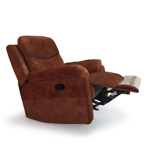 Rocking and Swirling Recliner - Rust 6300
