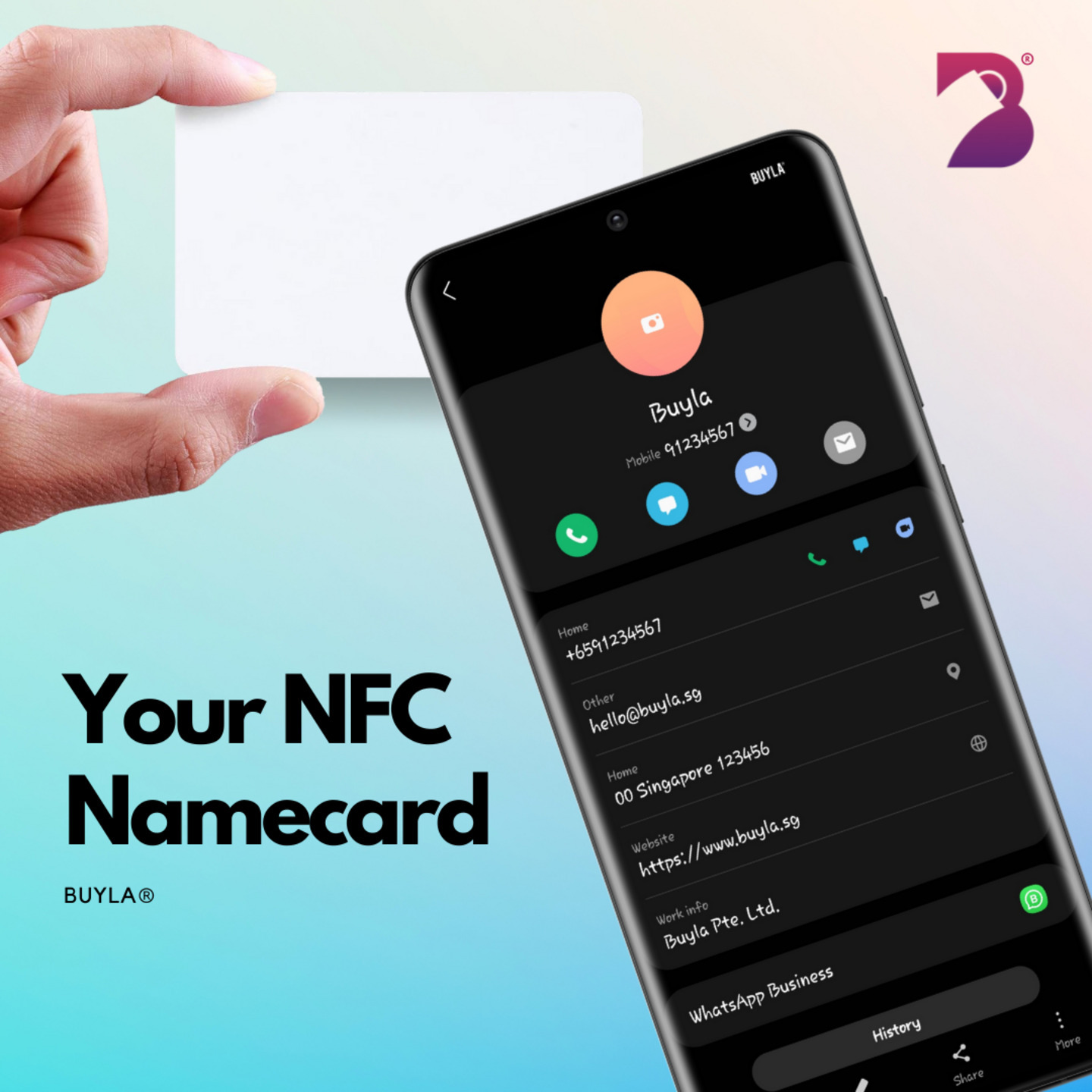NFC Personal Digital Namecard