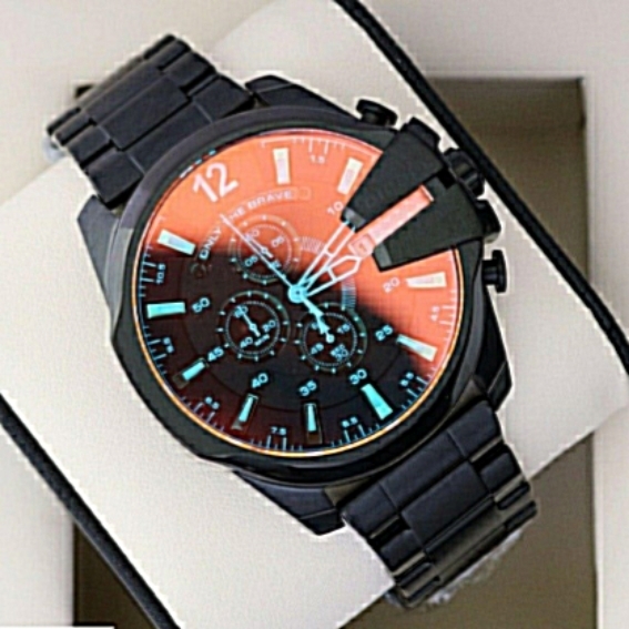 Stylish Mens Big Dial Analog Metal Watche