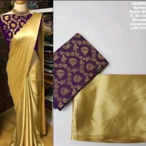 satin saree