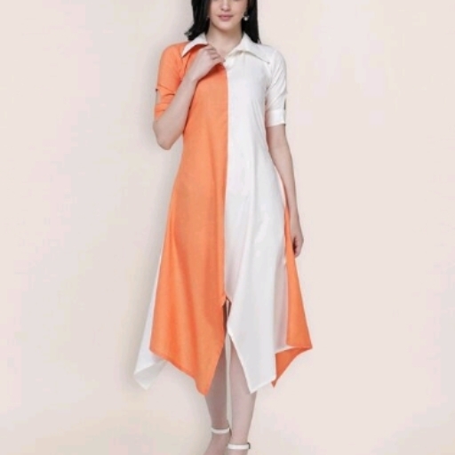 Rayon, cotton slub kurti 