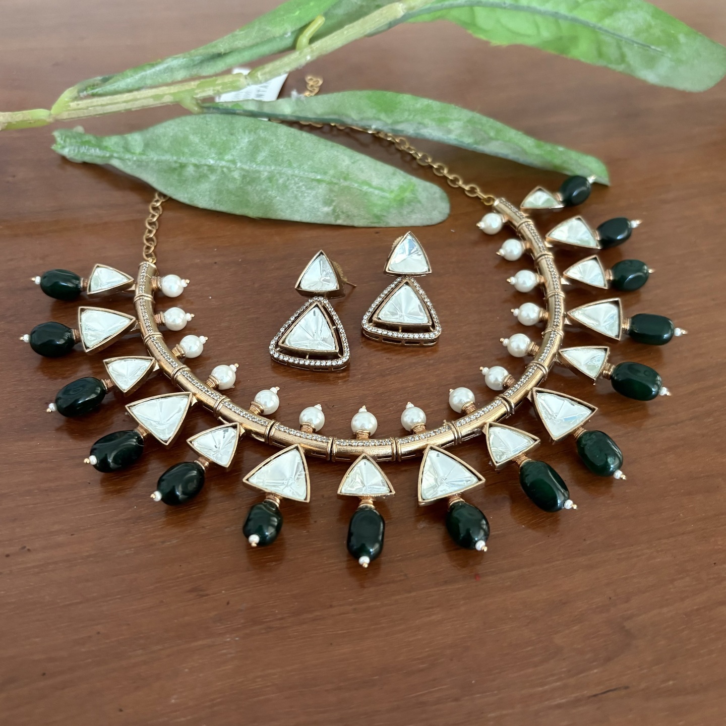 Anantara Polki Zircon Set