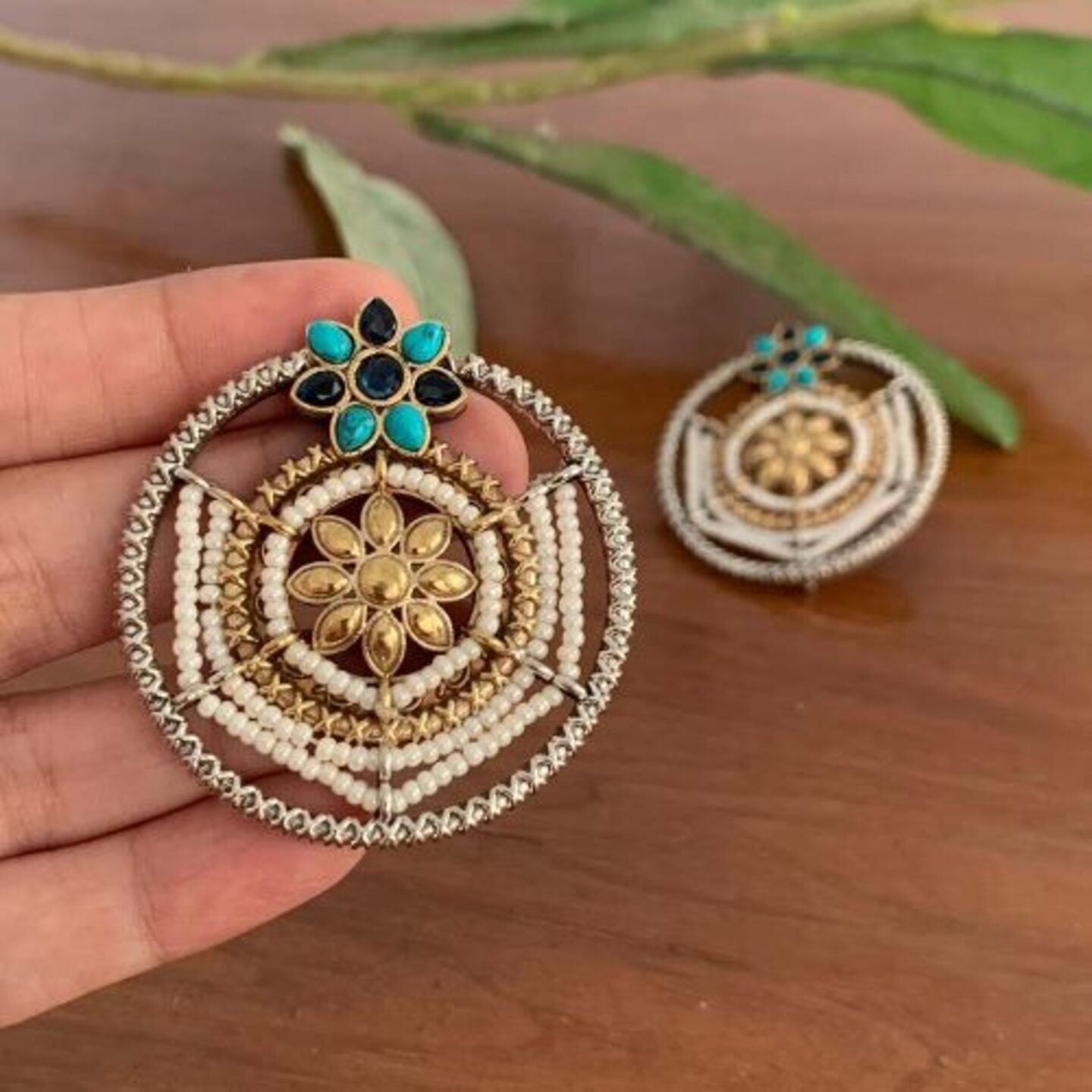 Sandhya Oxidized Earring