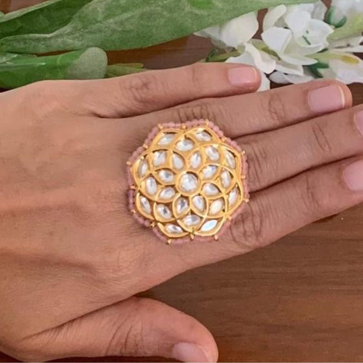 Alia Polki Ring