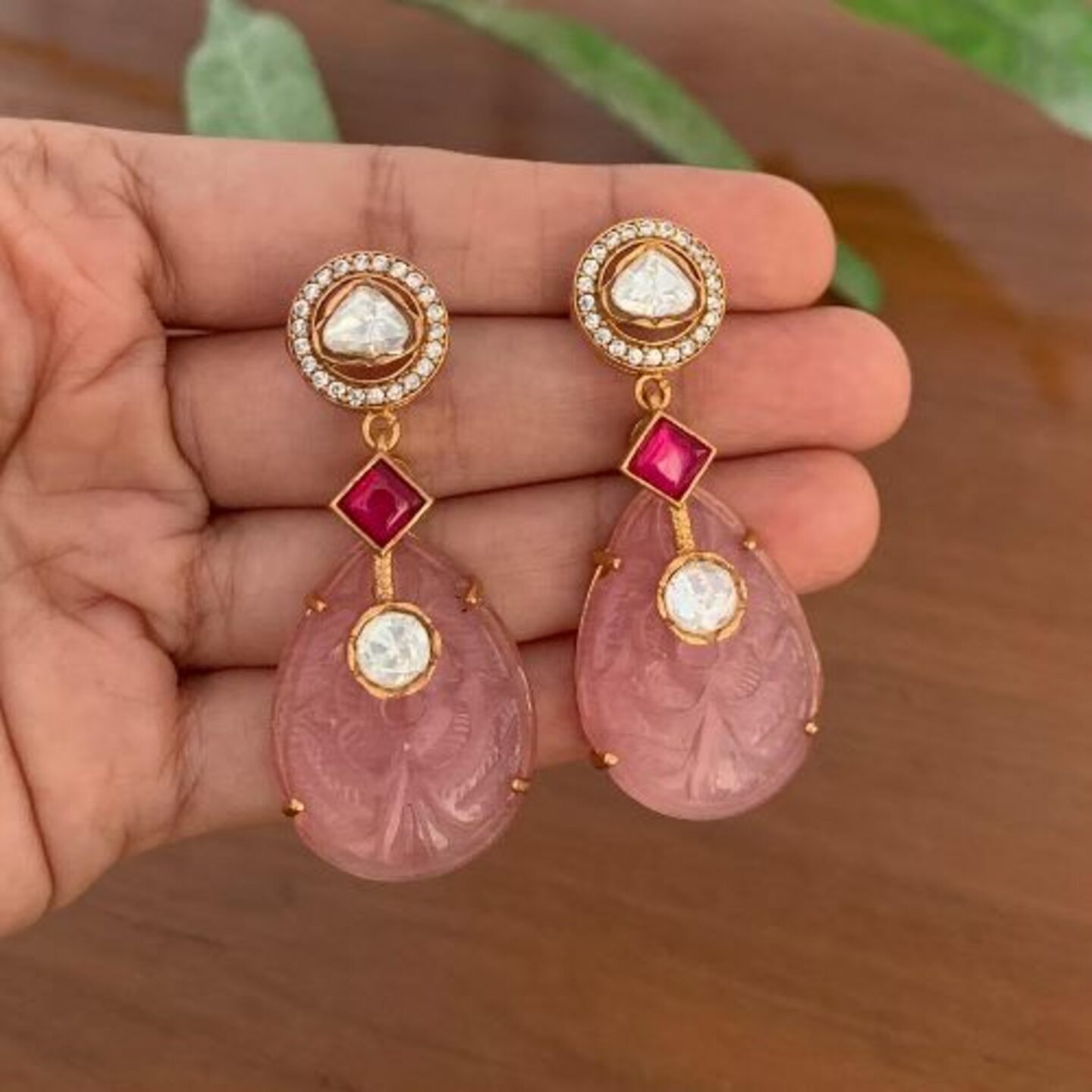Chitrini Earring - Tanjore Collection