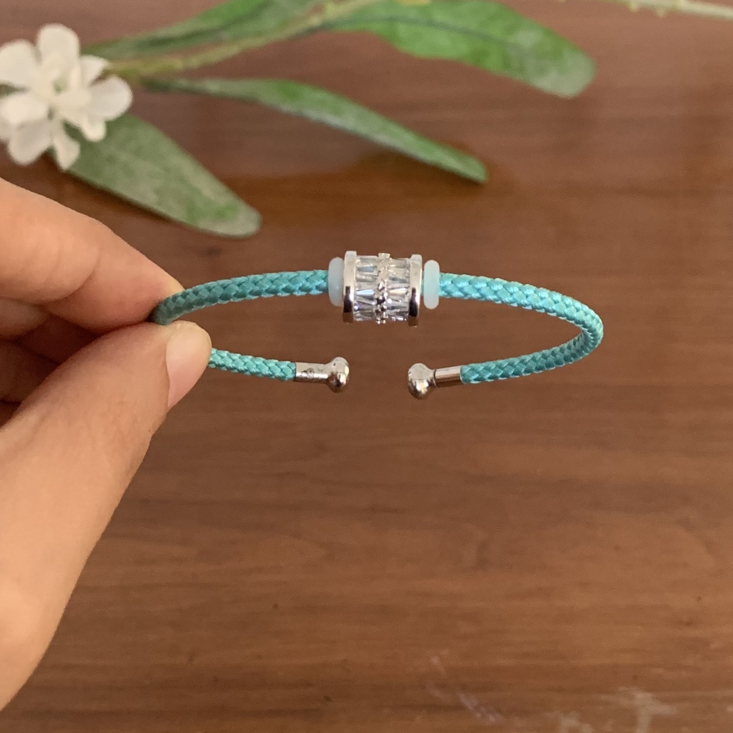 Azure CZ cuff Bracelet