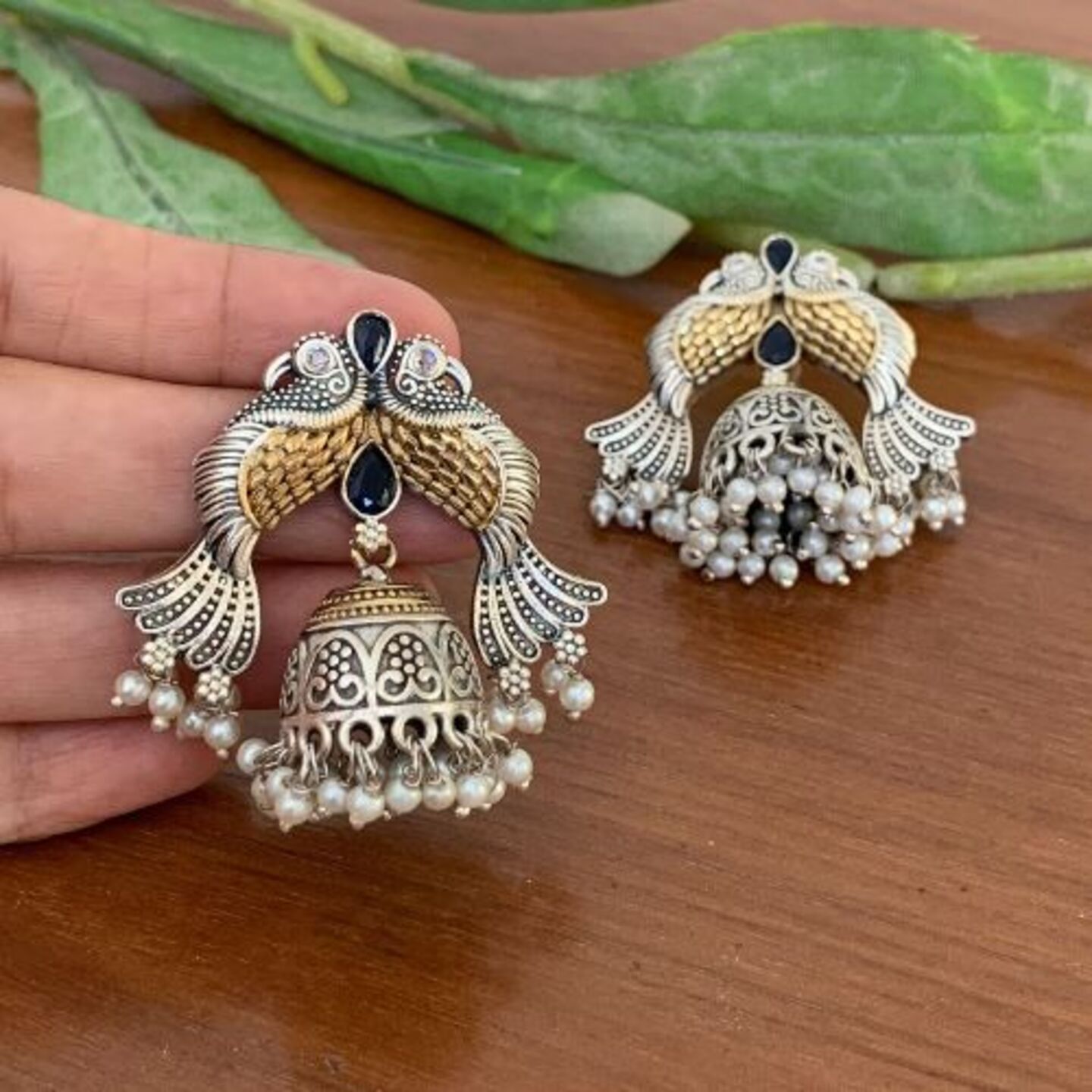 Shasha Dual Tone Earring