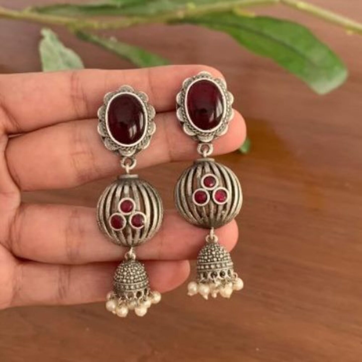 Vamika Oxidized Earring