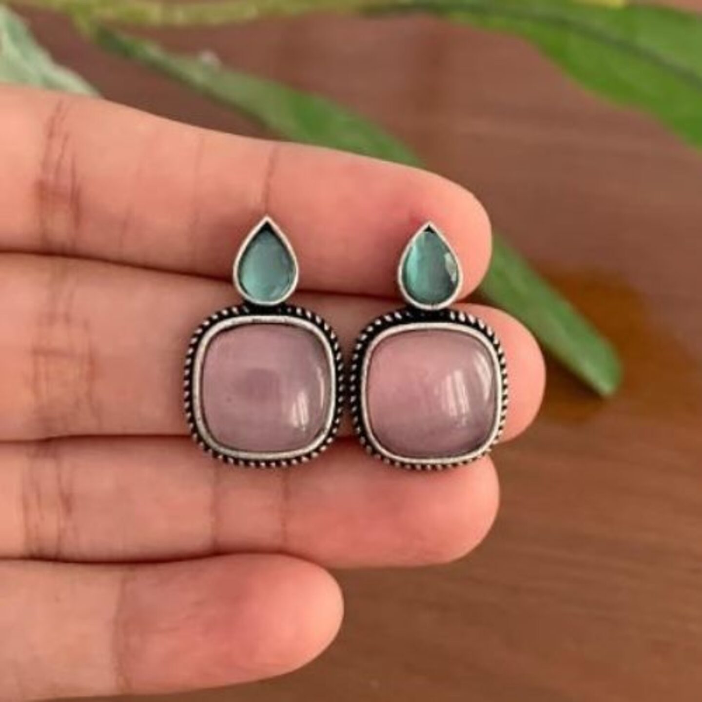 Sadhna Oxidized Earring