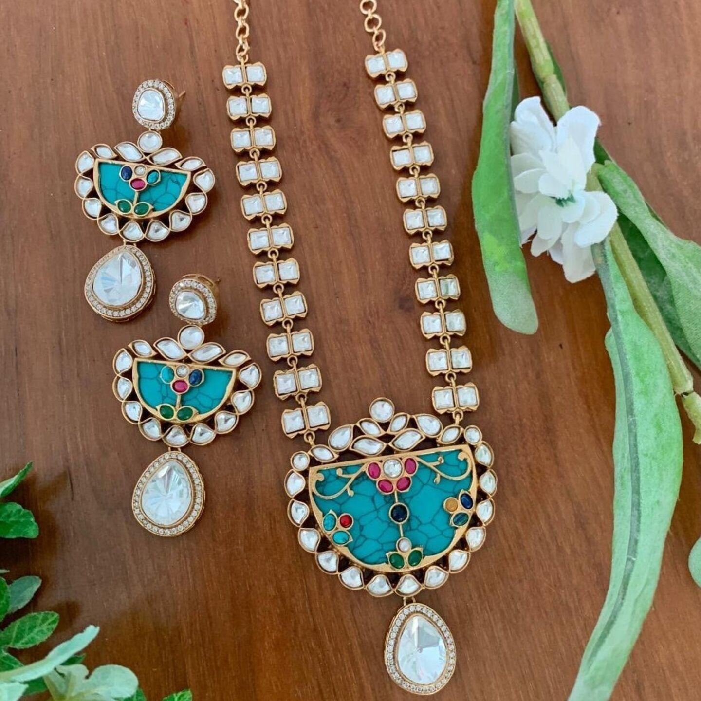 Firoza Set - Tanjore Collection