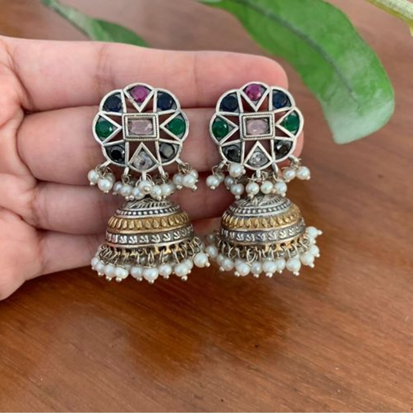 Gargi Dual Tone Earring