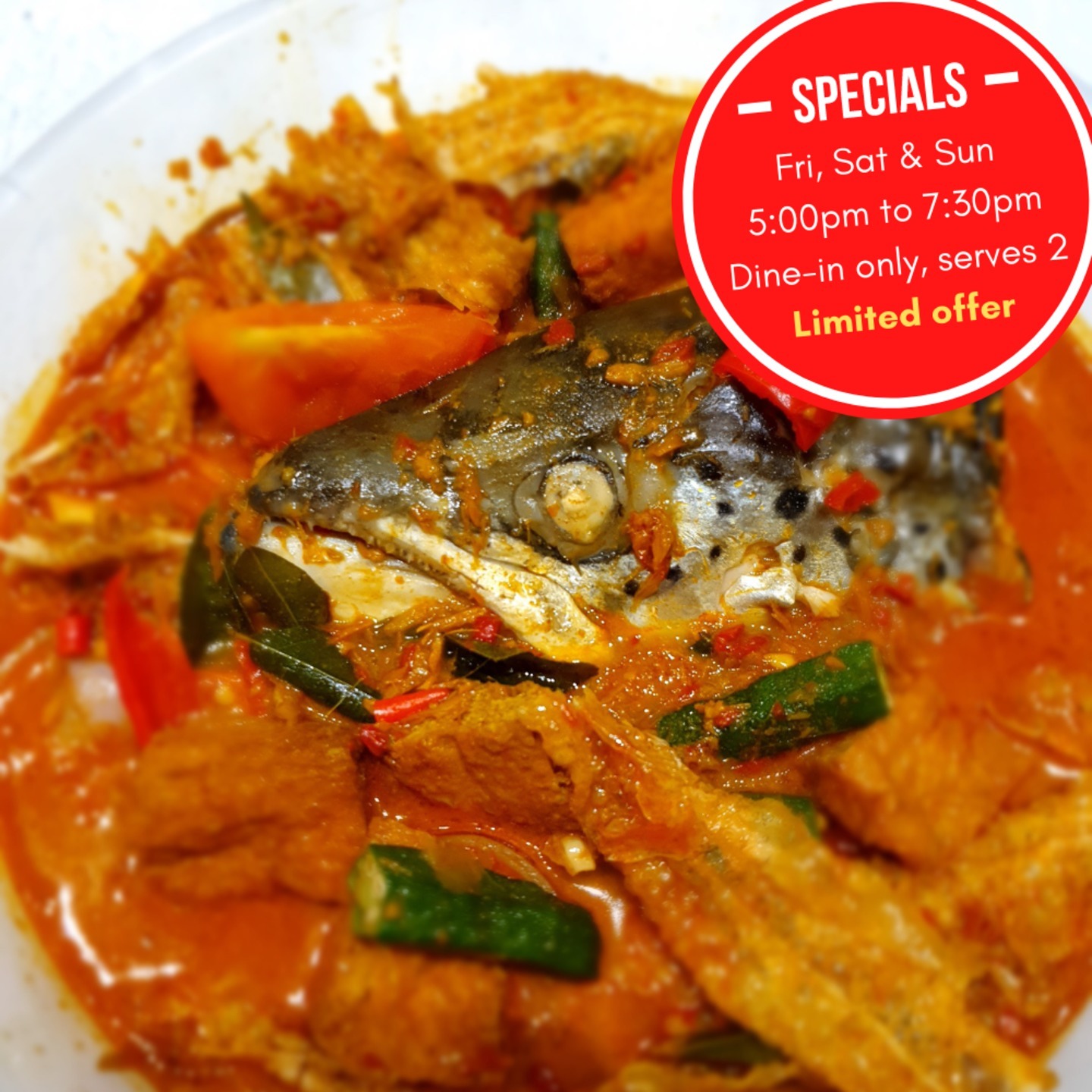 Salmon  Fish-Head  Curry (Only available at United Square)
