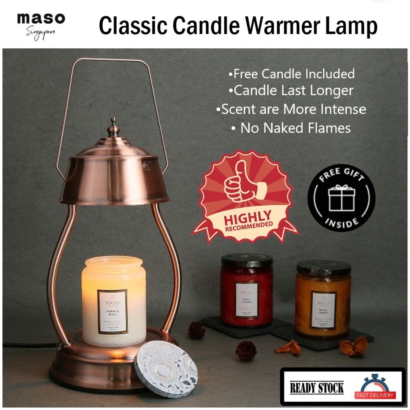 Classic Style Candle Warmer Lamp