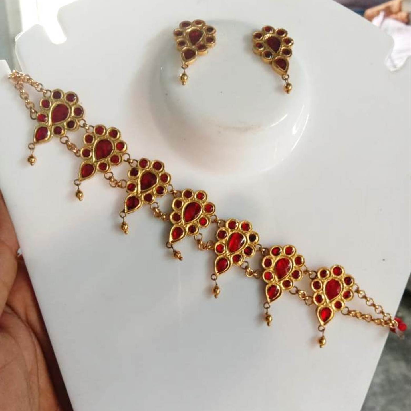 Dugdugi Golpota Assamese Jewellery