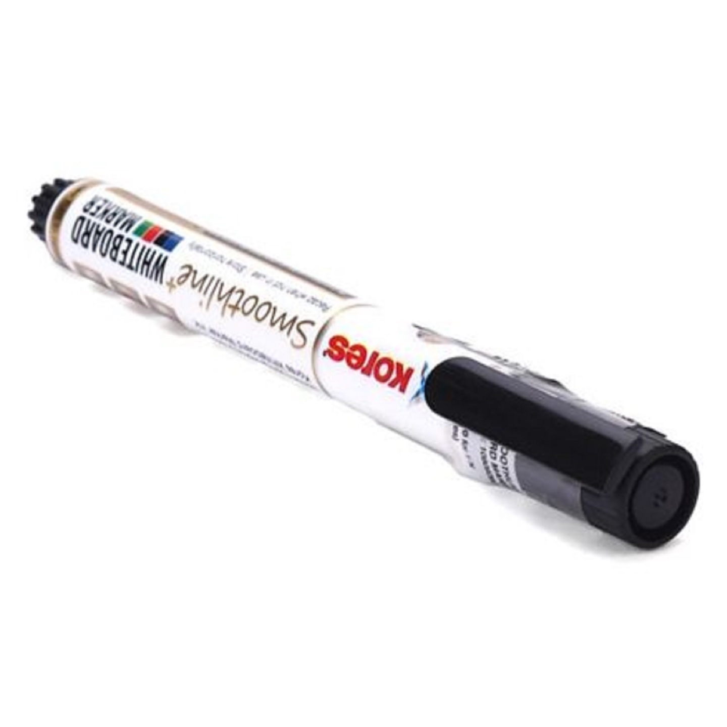 Kores Smoothline Whiteboard Marker Pen, Black- Pack of 10