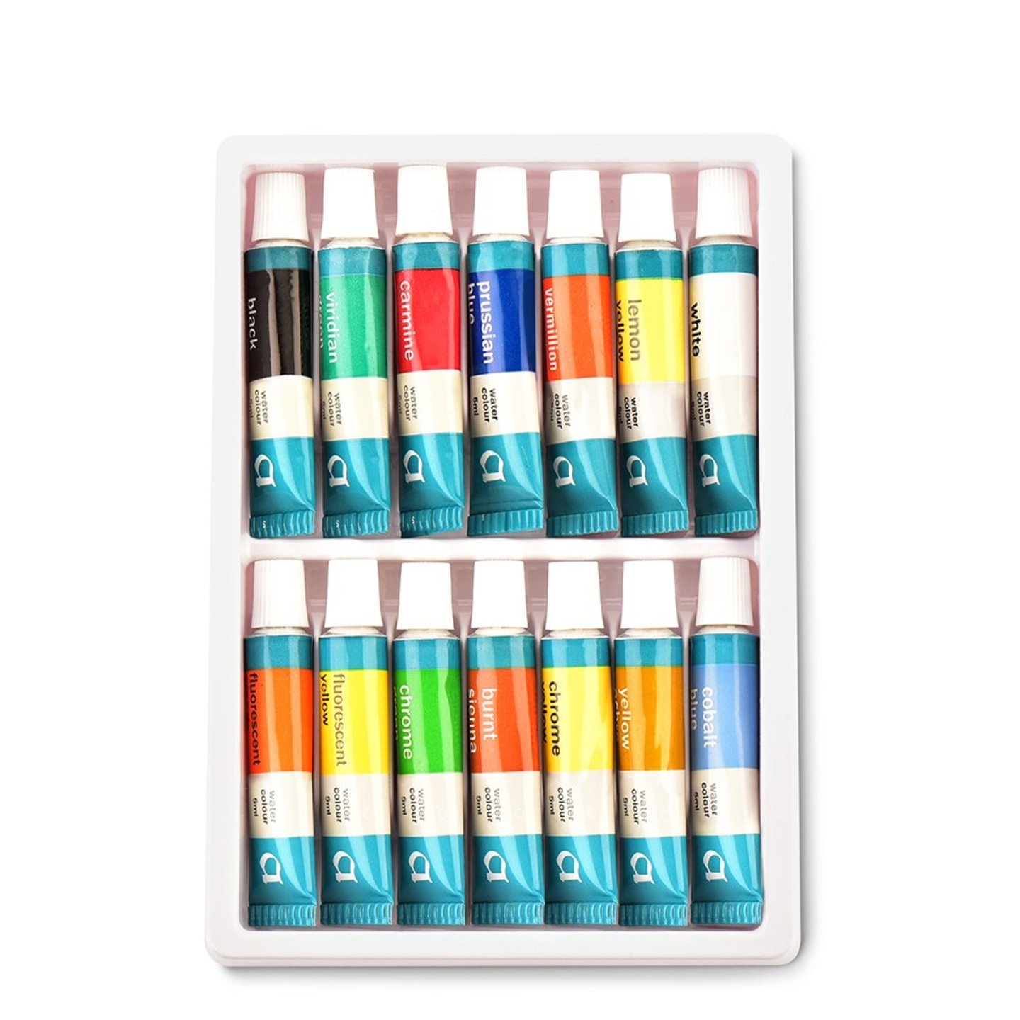 Apsara Water Colour Tube - 14 Shades