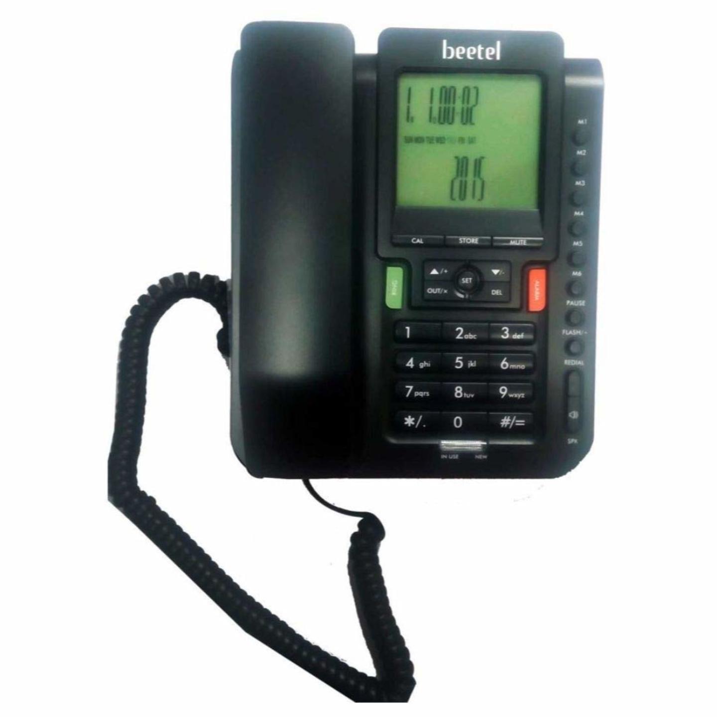 Beetel M71 Corded Landline Phone Black