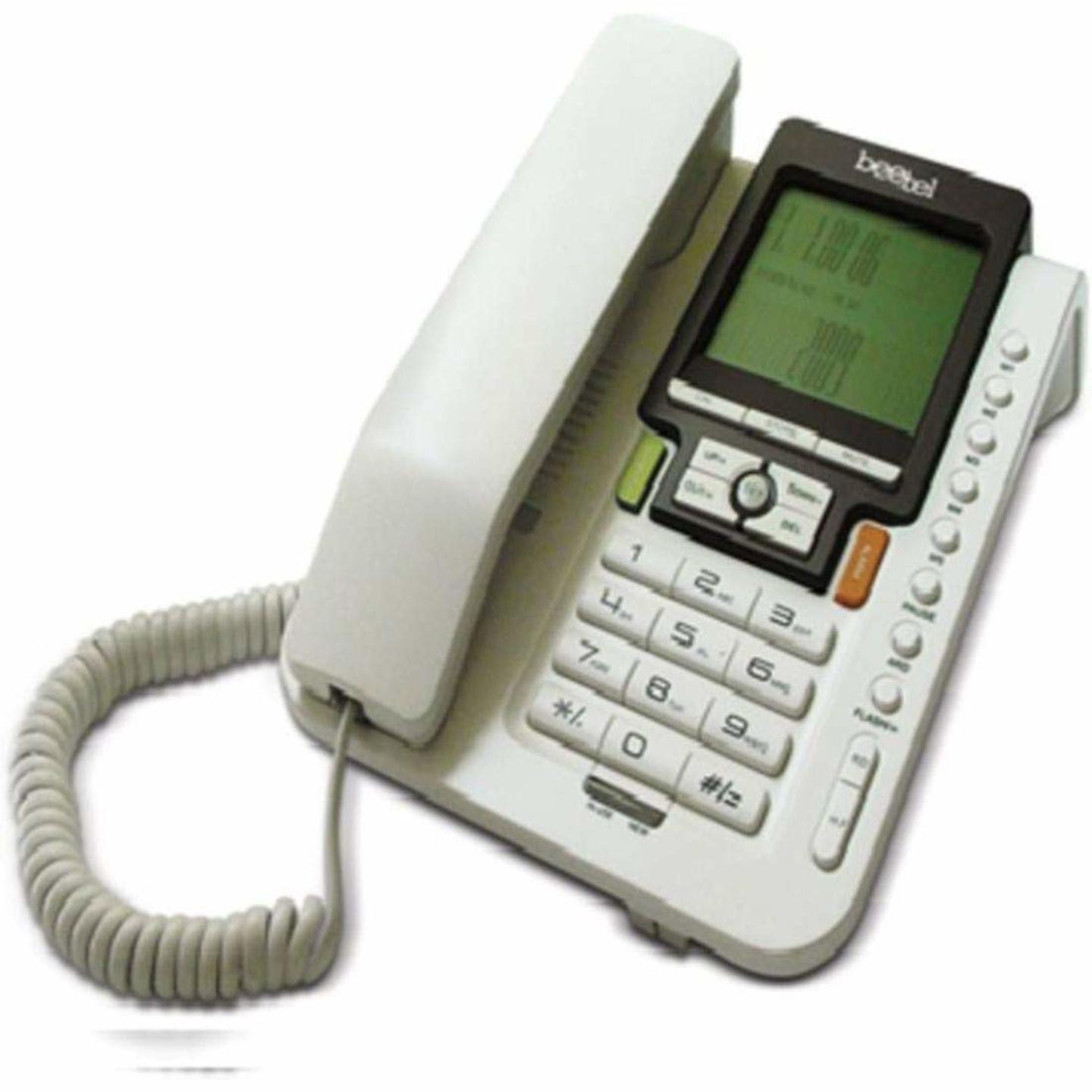 Beetel M71 CLI Corded Phone White