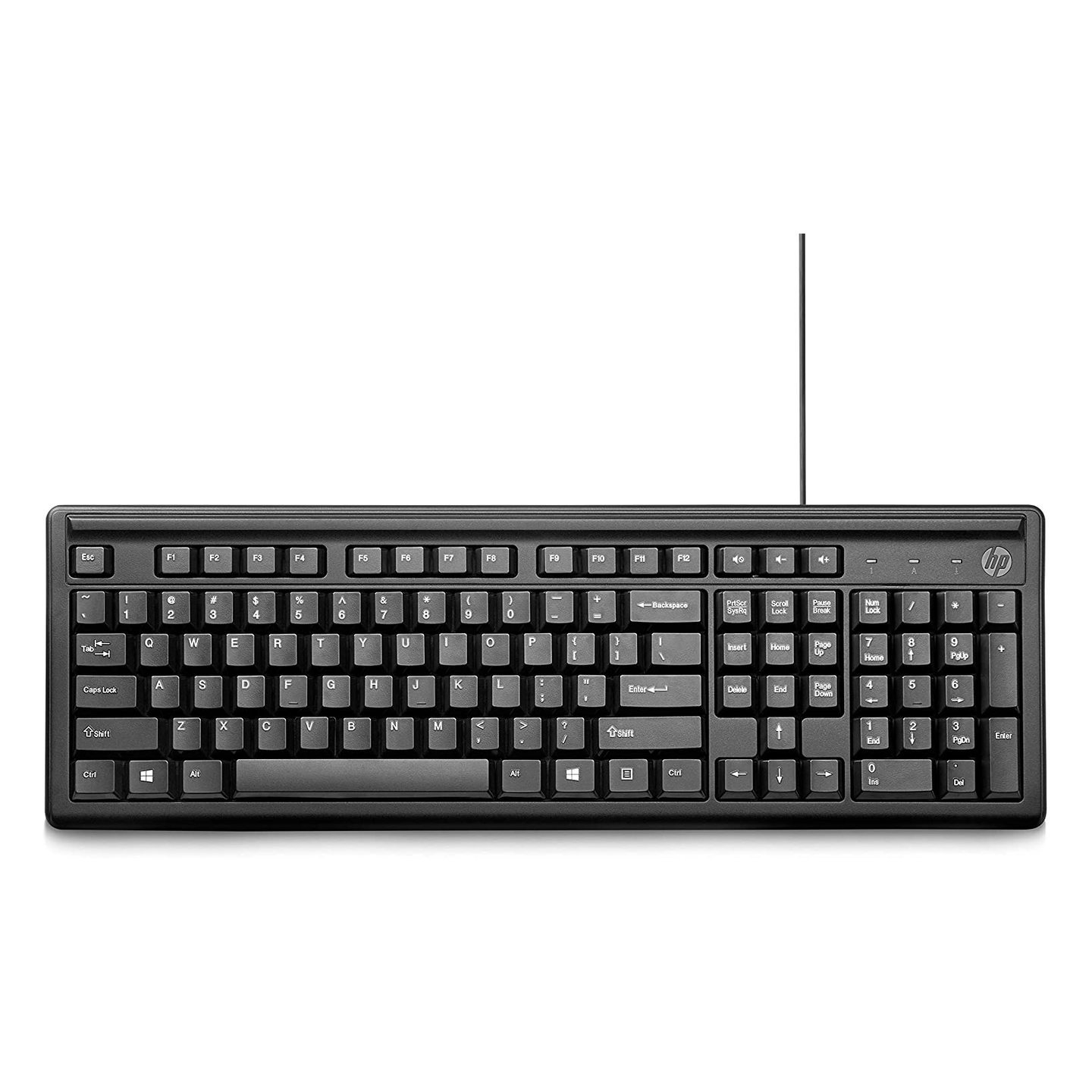 HP 100 Wired USB Keyboard