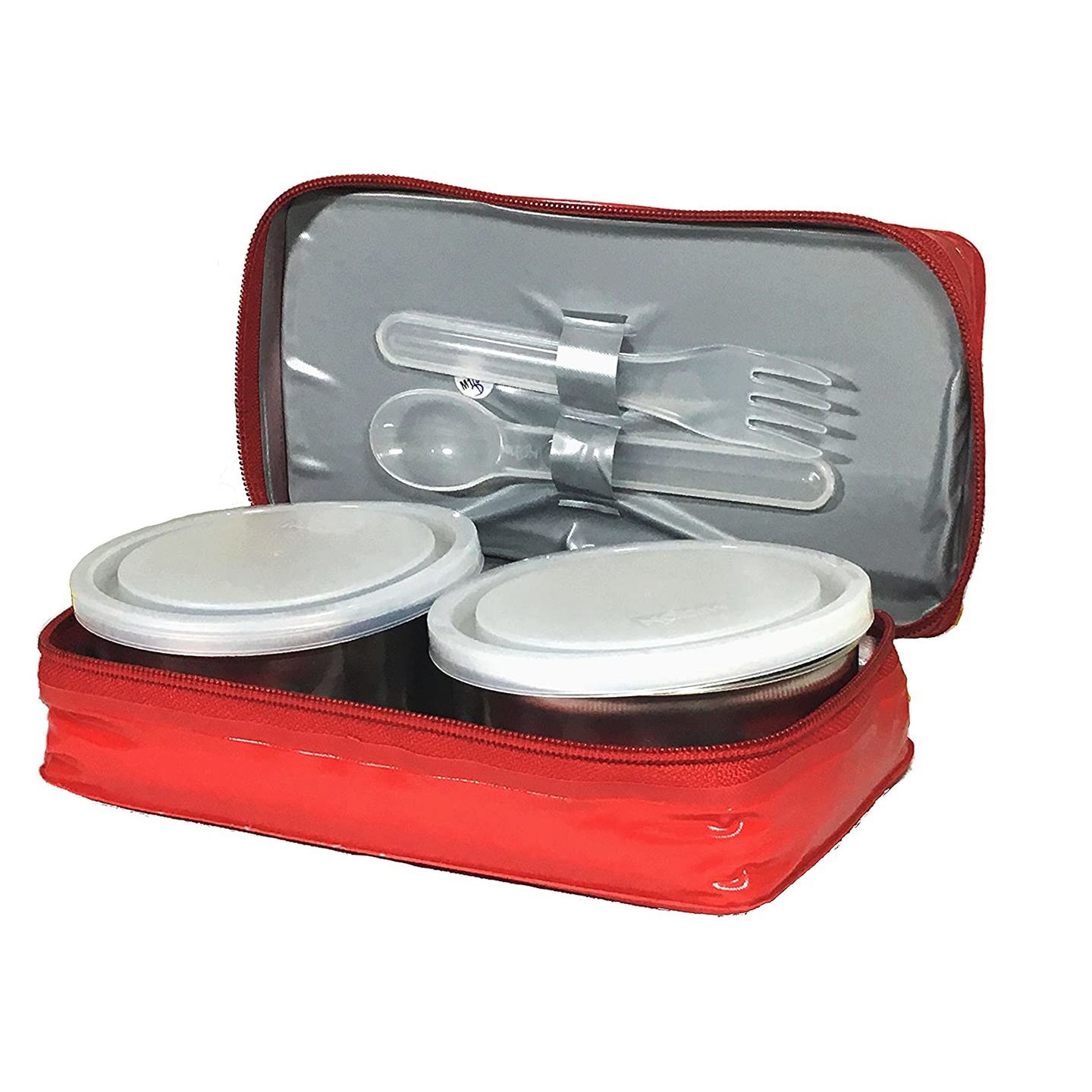 Milton Mini Series Stainless Steel Containers Lunch Box,red