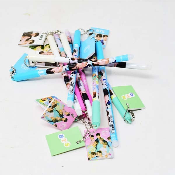 12PC in Pack) BTS Diary Erasable Pen | in Different Colour & Design | 99108