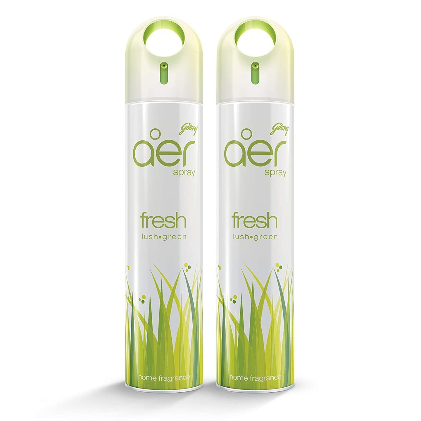 Godrej aer spray, Air Freshener - Fresh Lush Green Pack of 2, 240 ml each