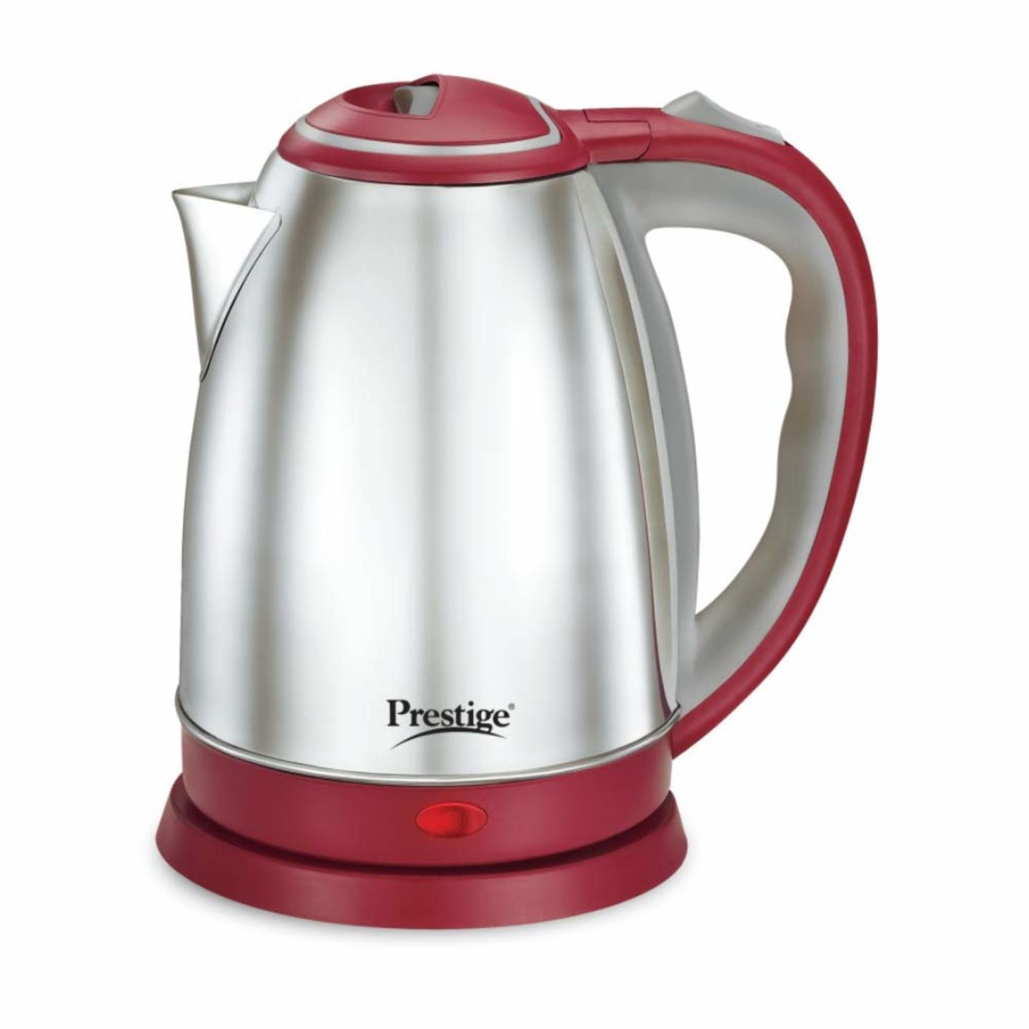 Prestige 1.2 Litre Kettle 1200-watts, Maroon